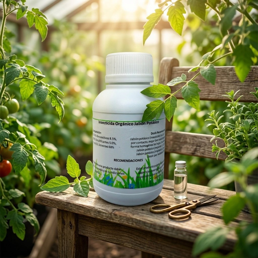jardín protegido de trips y mosca blanca de forma ecológica