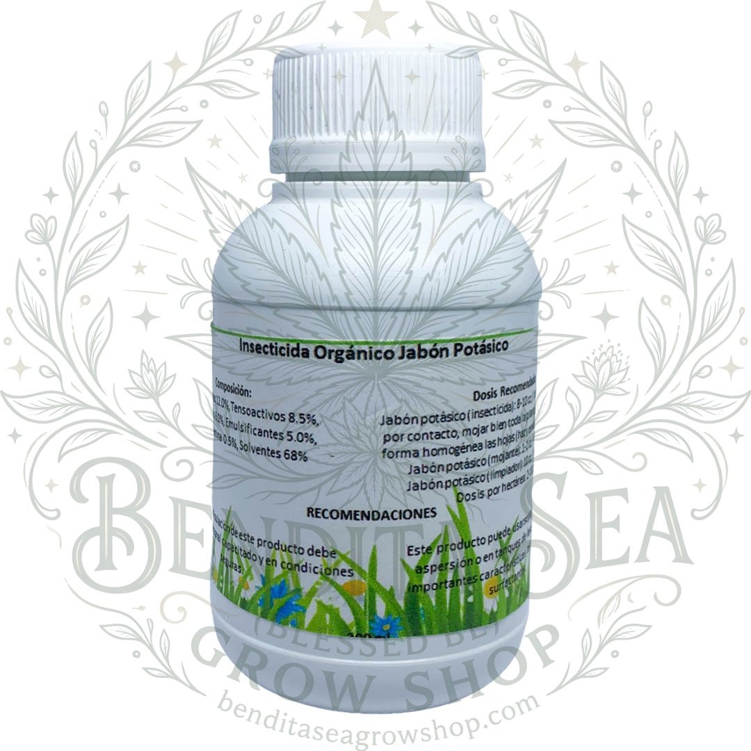jabón potásico 200ml Bendita Sea para combatir plagas en cultivos