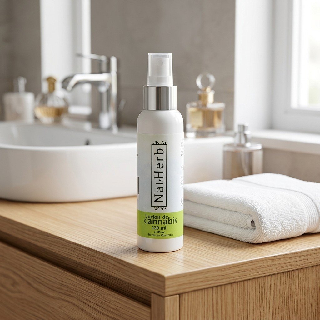 Loción Fría CBD Spray 120ml Natherb en escenario terapéutico 4