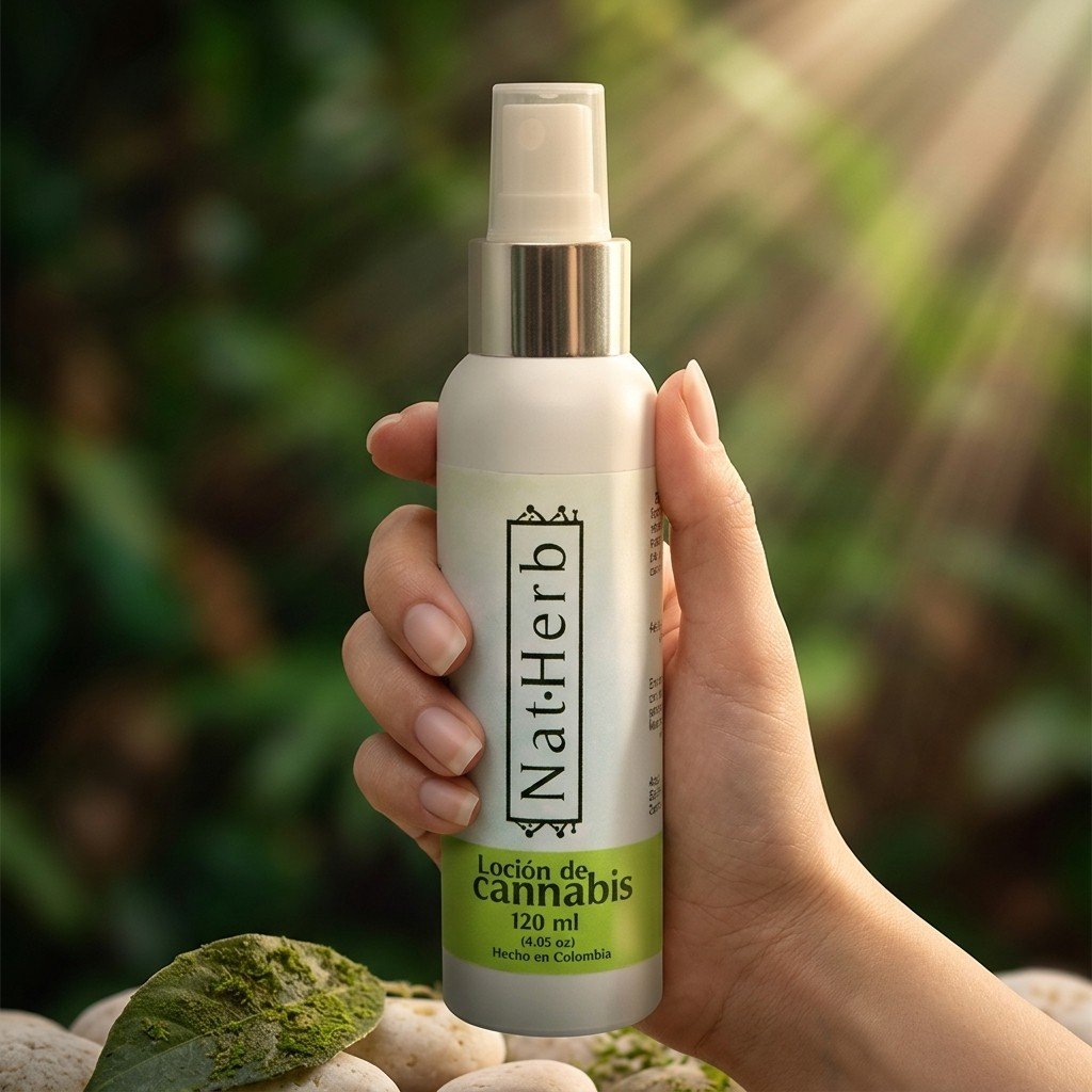 Loción Fría CBD Spray 120ml Natherb en escenario terapéutico 5