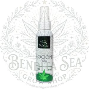 Loción Fría CBD 120ml Dselva con marca de agua de Bendita Sea Growshop