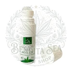 Loción fría de CBD dselva con marca de agua de Bendita Sea Growshop
