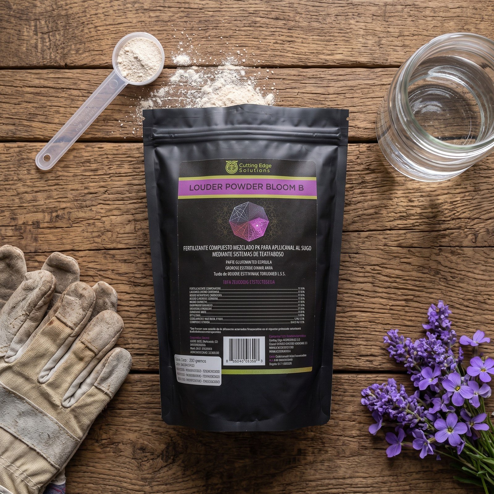 Louder Powder Bloom B en un invernadero con plantas