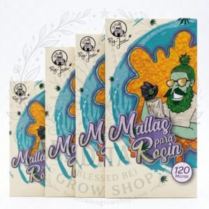 Malla para Rosin 120 Micras Grande: cajas de mallas de 120 micras, sobre fondo blanco