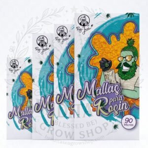Malla para Rosin 90 Micras Pequeña: cajas de mallas de 90 micras, sobre fondo blanco