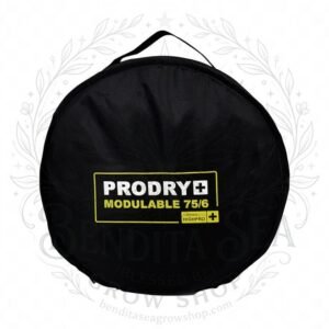 Malla de secado ProDry de 75 cm y 6 niveles en su funda, vista de frente