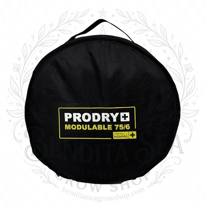 Malla de secado ProDry de 75 cm y 6 niveles en su funda, vista de frente