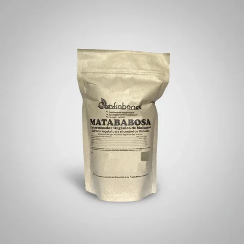 Bolsa de matababosa orgánico Confiabonos de 200 gramos lista para usar en el jardín