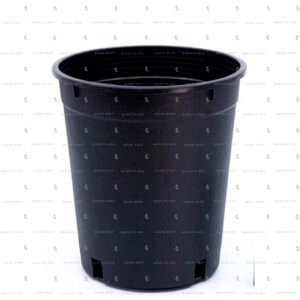 Matera Redonda Plastica 7.6 Litros Negro