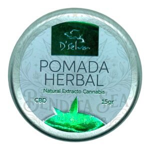 Pomada de cannabis medicinal Dselva con marca de agua de Bendita Sea Growshop