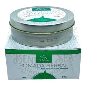 Pomada de cannabis medicinal Dselva con marca de agua de Bendita Sea Growshop