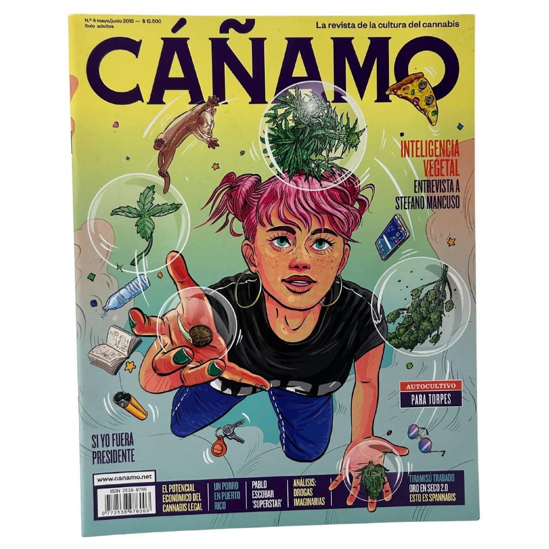 Revista Cáñamo número 4: portada sin marca de agua