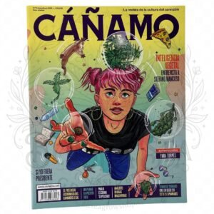 Revista Cáñamo número 4: portada sobre fondo blanco con marca de agua