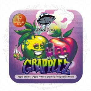 semillas Grapplez: cogollo de Grapplez con la marca de agua de Bendita Sea