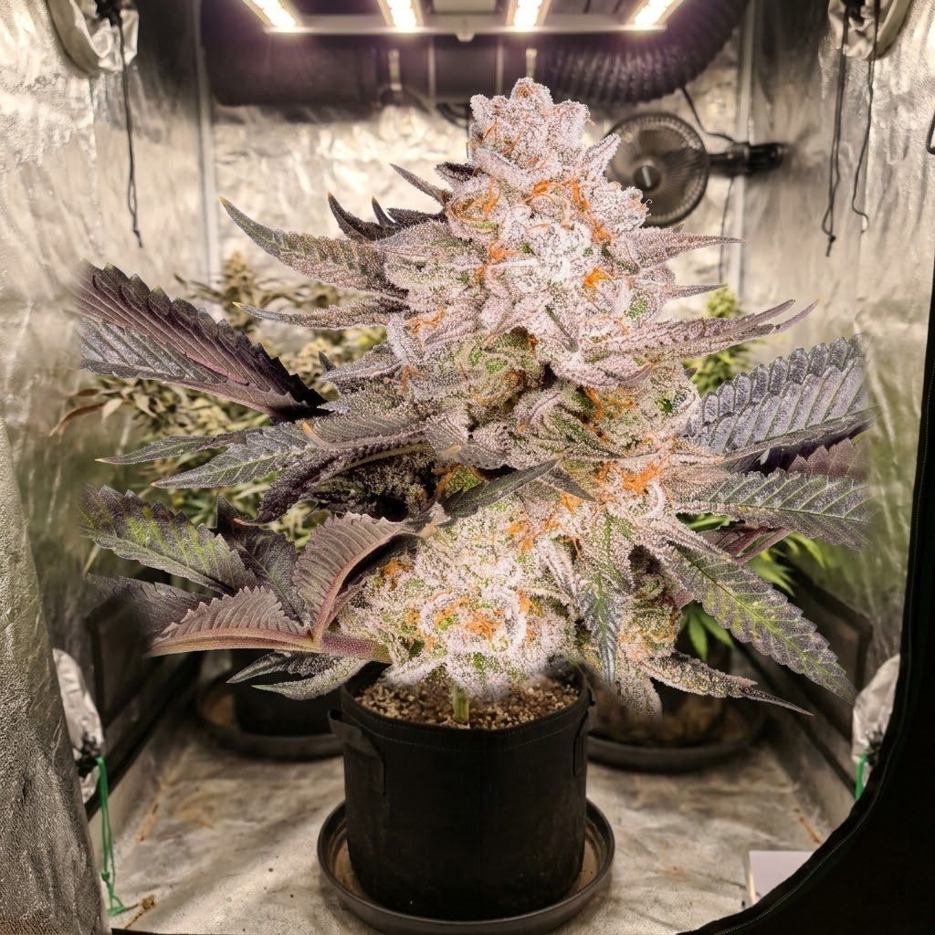 semillas Orange Bud 2.0: planta de Orange Bud 2.0 en floración en un cultivo de interior
