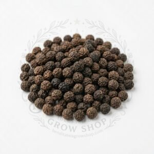 Semillas de Papaya Melona Roja Fercon: sobre sobre fondo blanco con la marca de agua de Bendita Sea