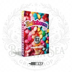 semillas Rainbows: cogollo de Rainbows con la marca de agua de Bendita Sea