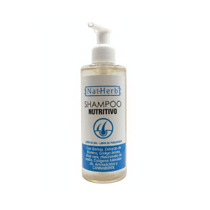 Shampoo de Cannabis NatHerb 250ml - Anticaída y Anticaspa - Foto 1