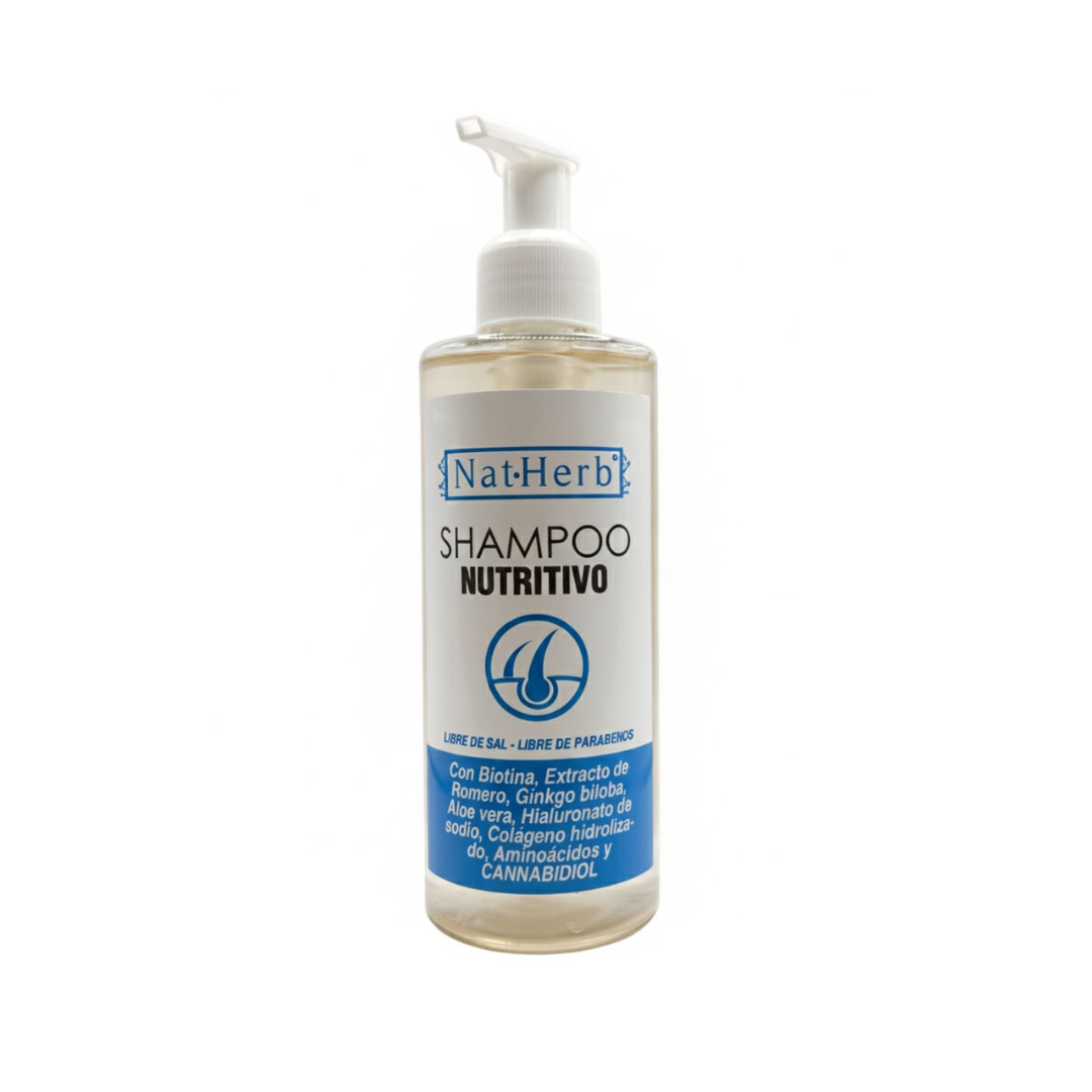 Shampoo de Cannabis NatHerb 250ml - Anticaída y Anticaspa - Foto 1