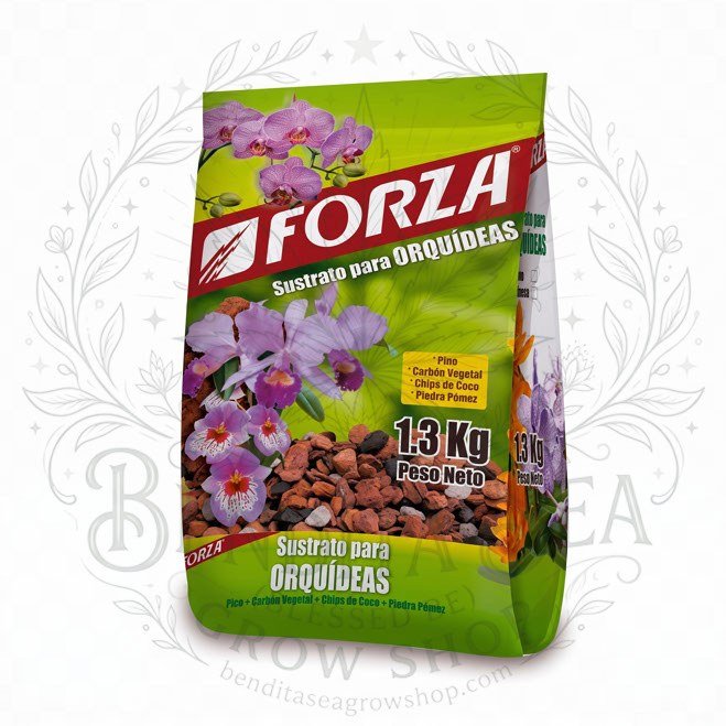 Sustrato para Orquídeas Grueso 1,3 kg Forza